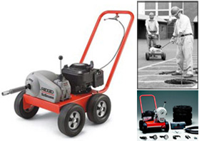 Máquina para desentupir tubulações modelo k-1000 ridgid