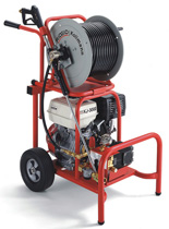 Máquina para desentupir tubulações modelo kj-3000 ridgid